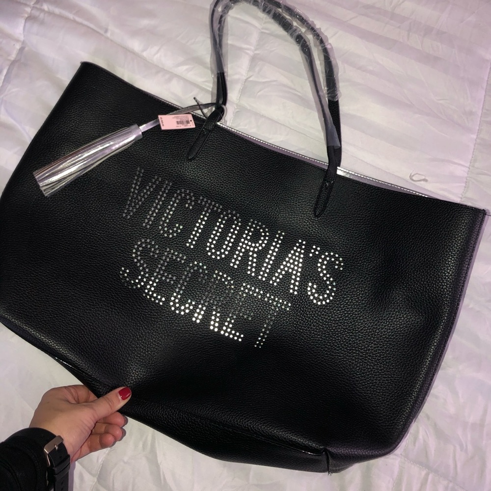 Brand New VS black/silver tote